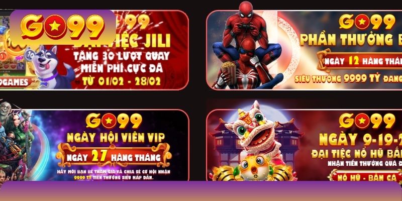 Hội viên nhà cái được hưởng nhiều khuyến mãi GO99
